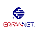 لوگوی انگلیسی عرفان نت erfannet