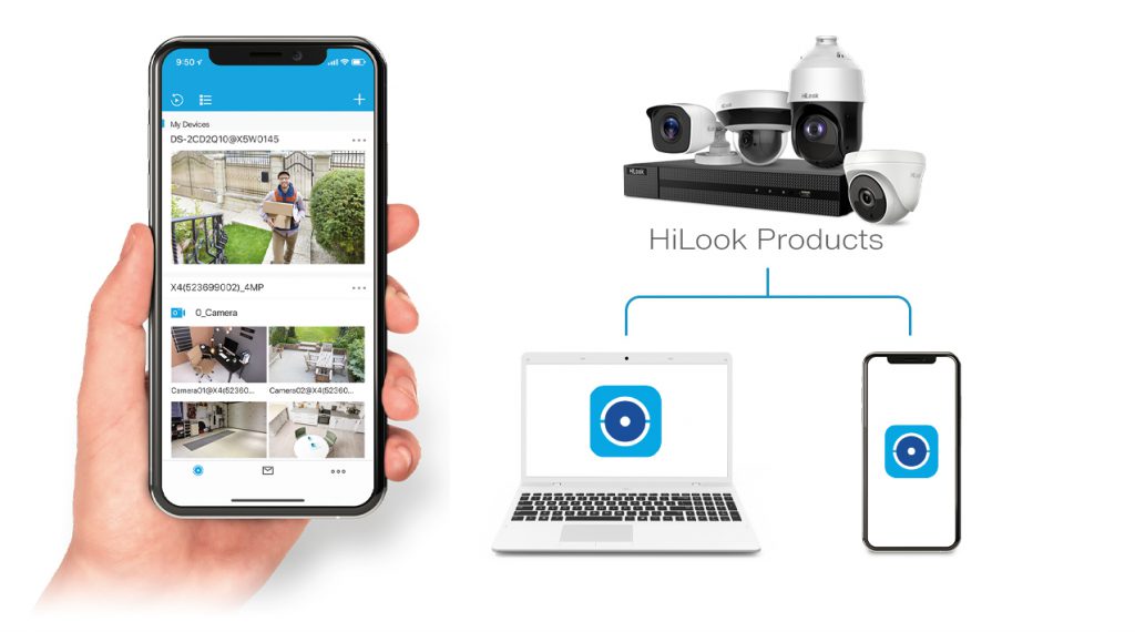 نرم افزار موبایل هایلوک انتقال تصویر دوربین hilookvision