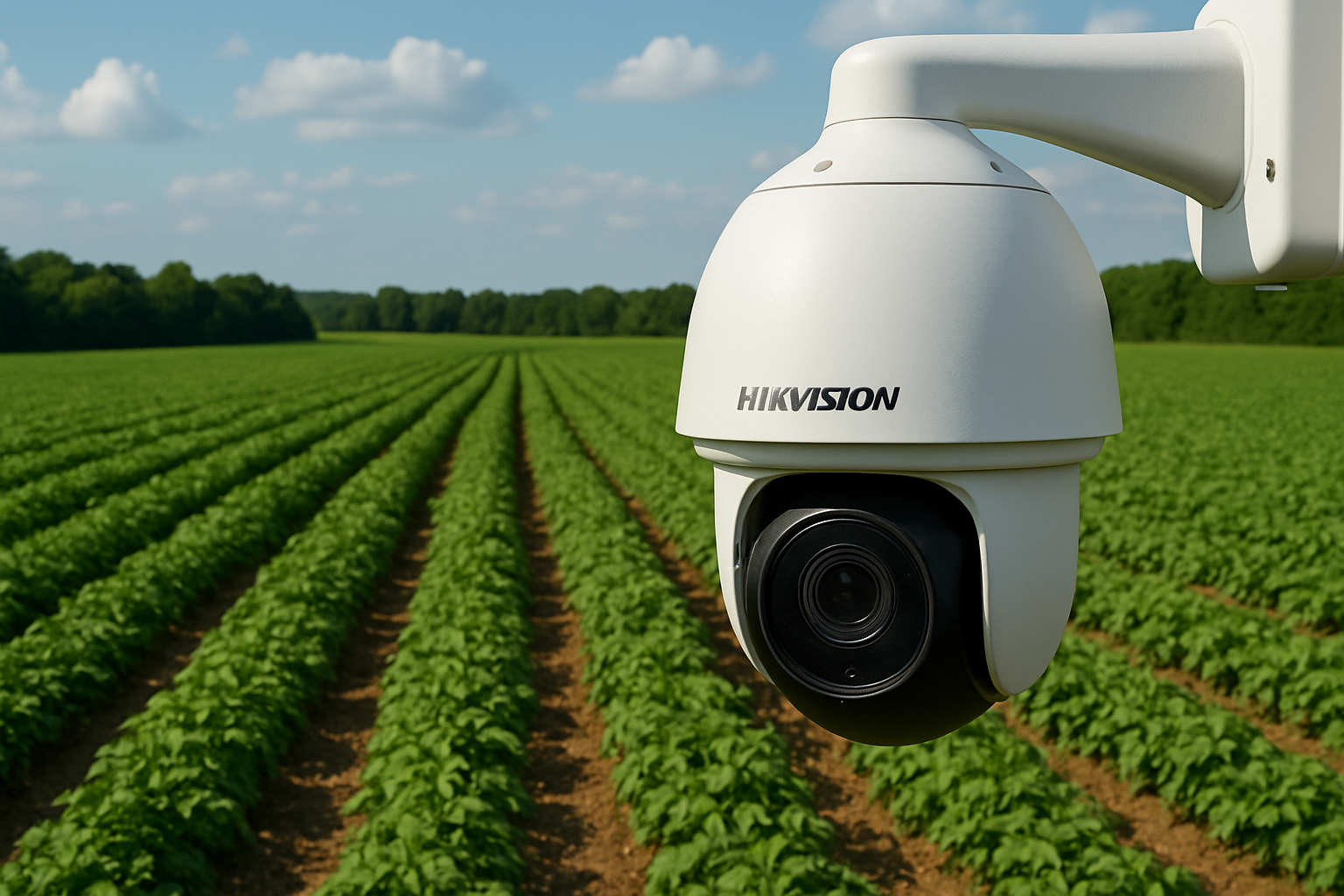 دوربین مداربسته باغ