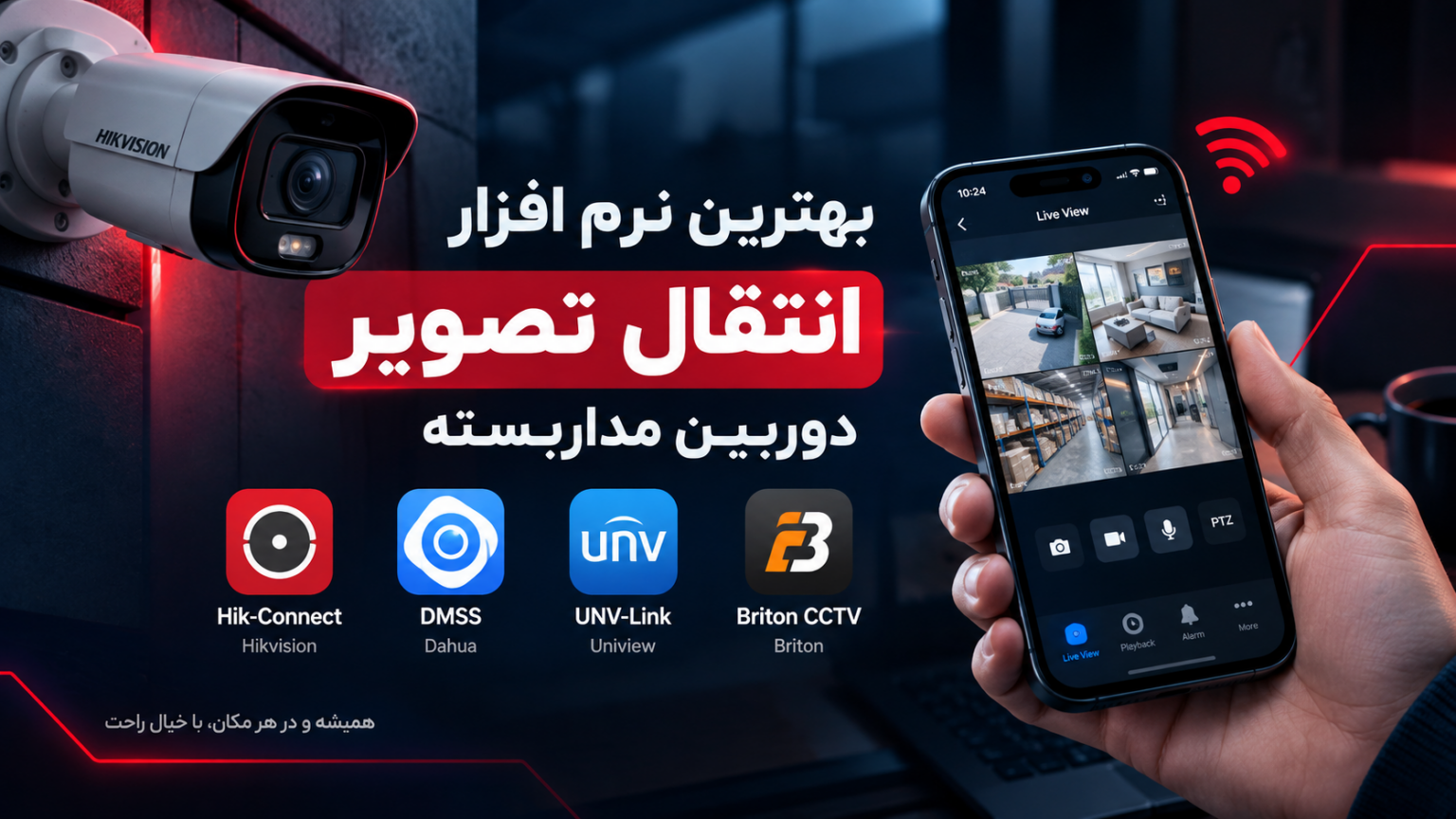 بهترین نرم افزار انتقال تصویر دوربین مداربسته